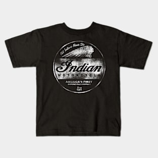 Indian motorcycles sign vintage Kids T-Shirt